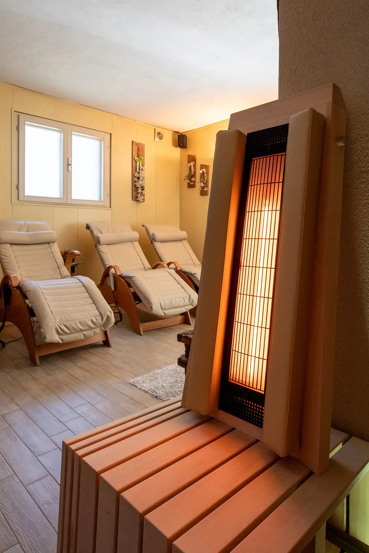 dettaglio area relax Albergo Relax Selvino